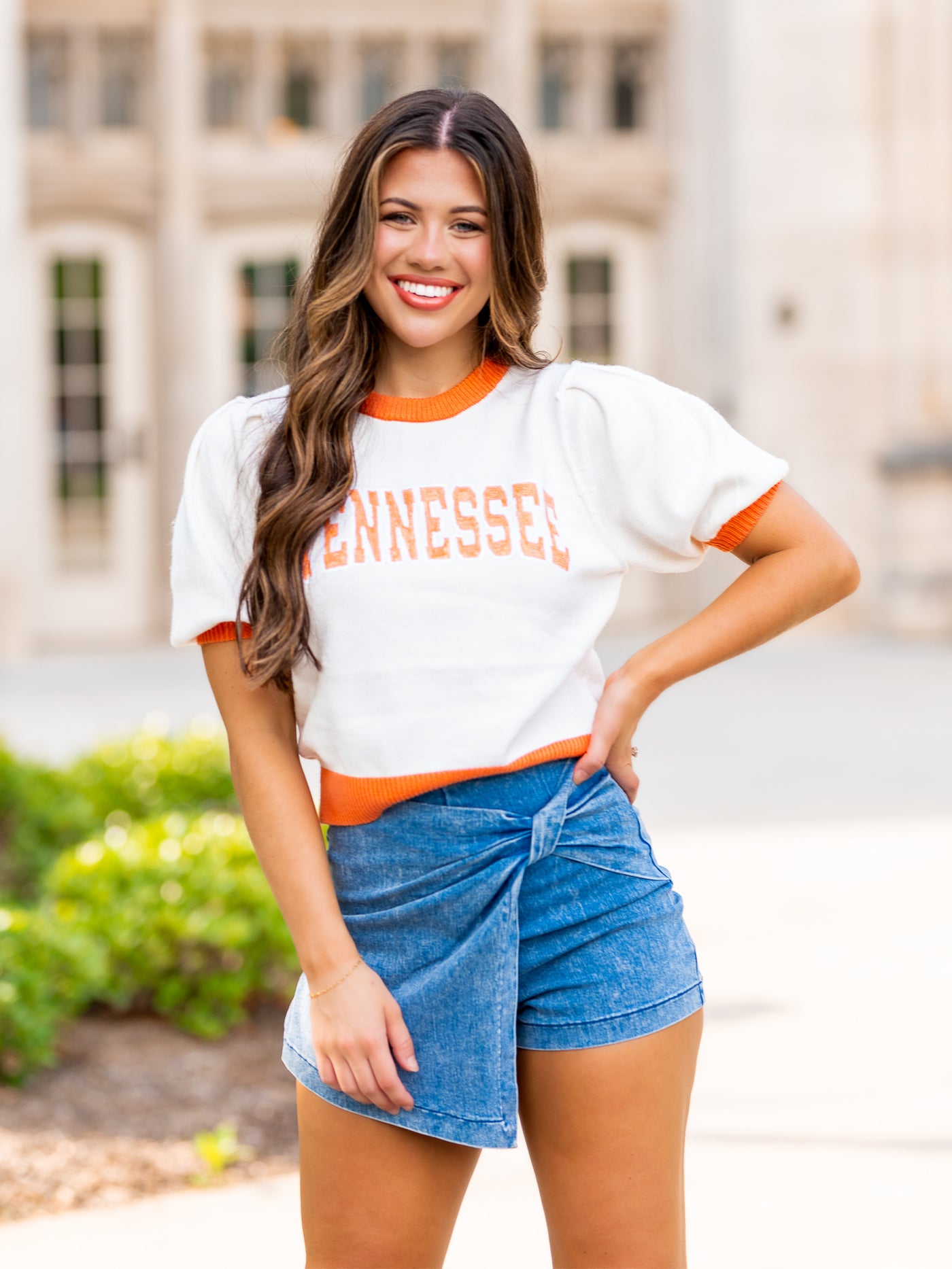 Tennessee Sequins Embroidery Sweater