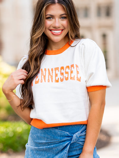 Tennessee Sequins Embroidery Sweater