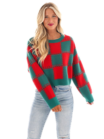 Christmas Time is Here Stitch Sweater