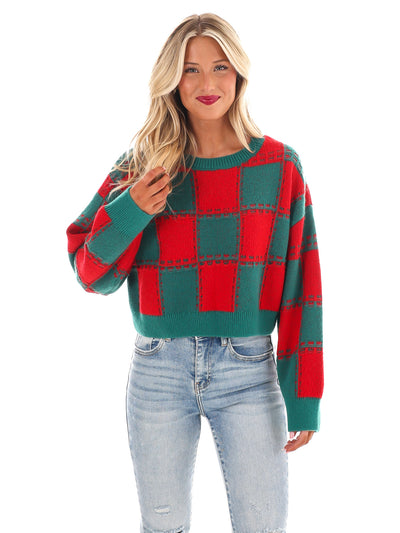 Christmas Time is Here Stitch Sweater