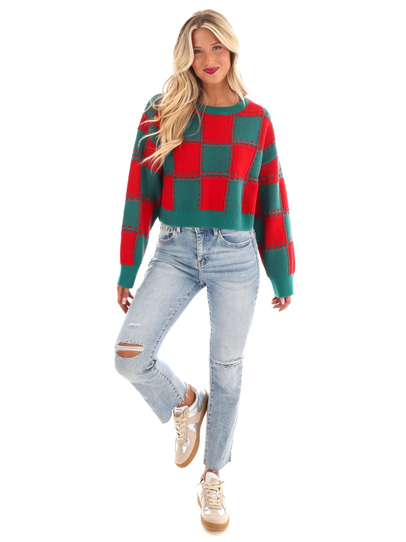 Christmas Time is Here Stitch Sweater