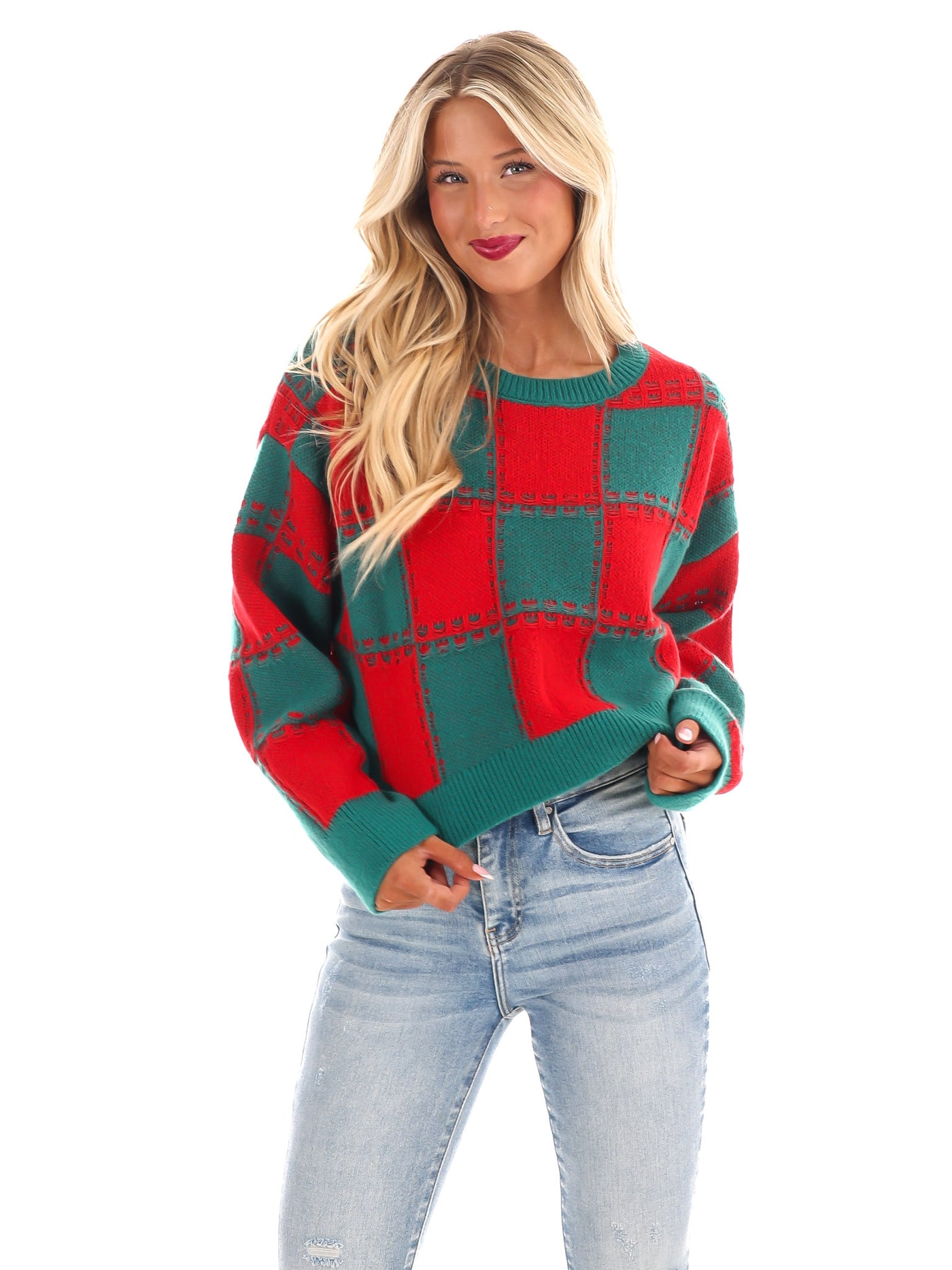 Christmas Time is Here Stitch Sweater