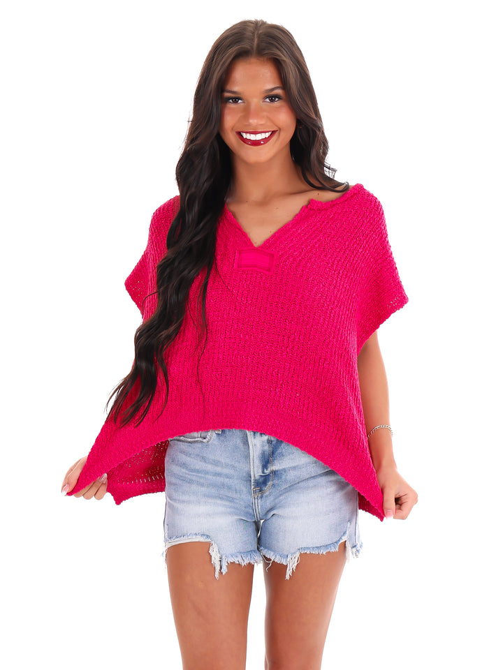 Happiest Moment Sleeveless Sweater