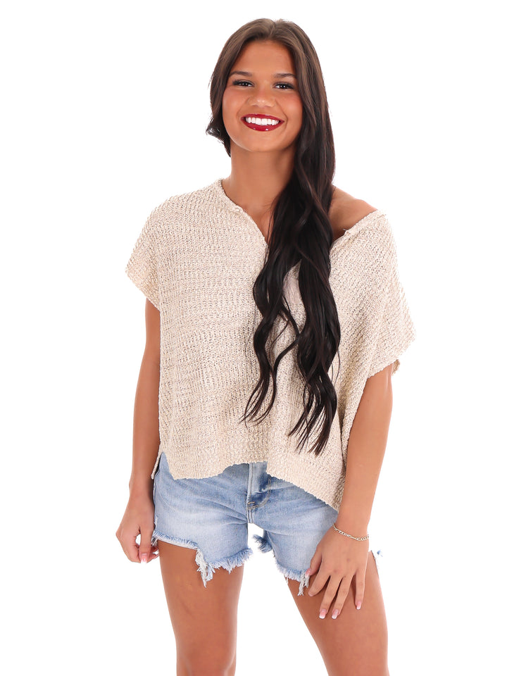 Happiest Moment Sleeveless Sweater