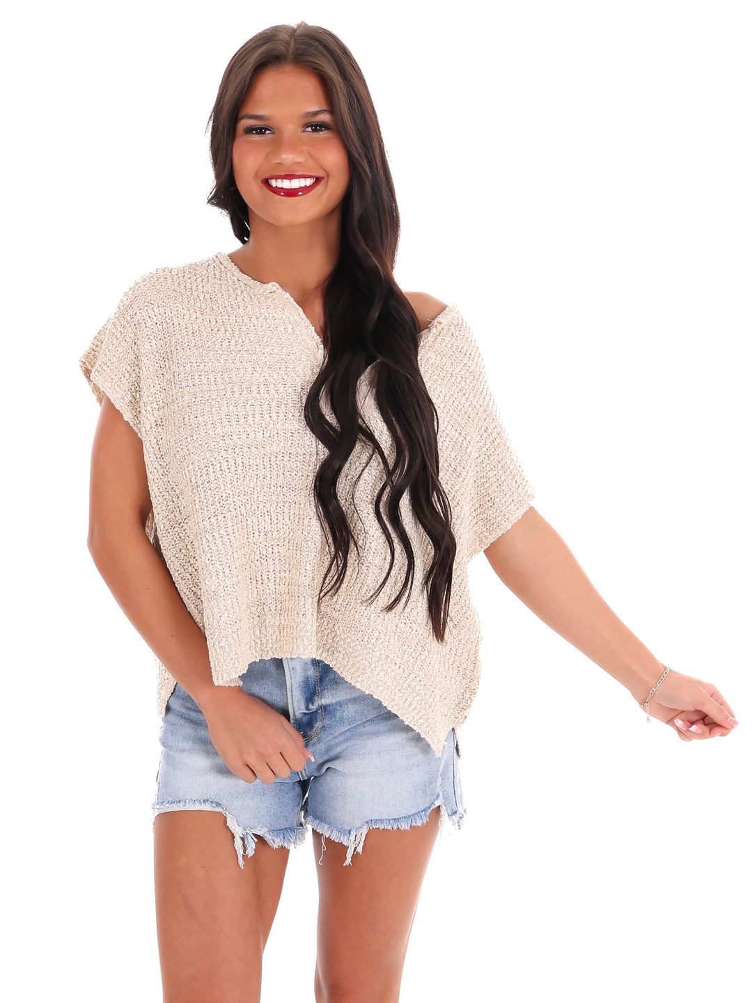 Happiest Moment Sleeveless Sweater