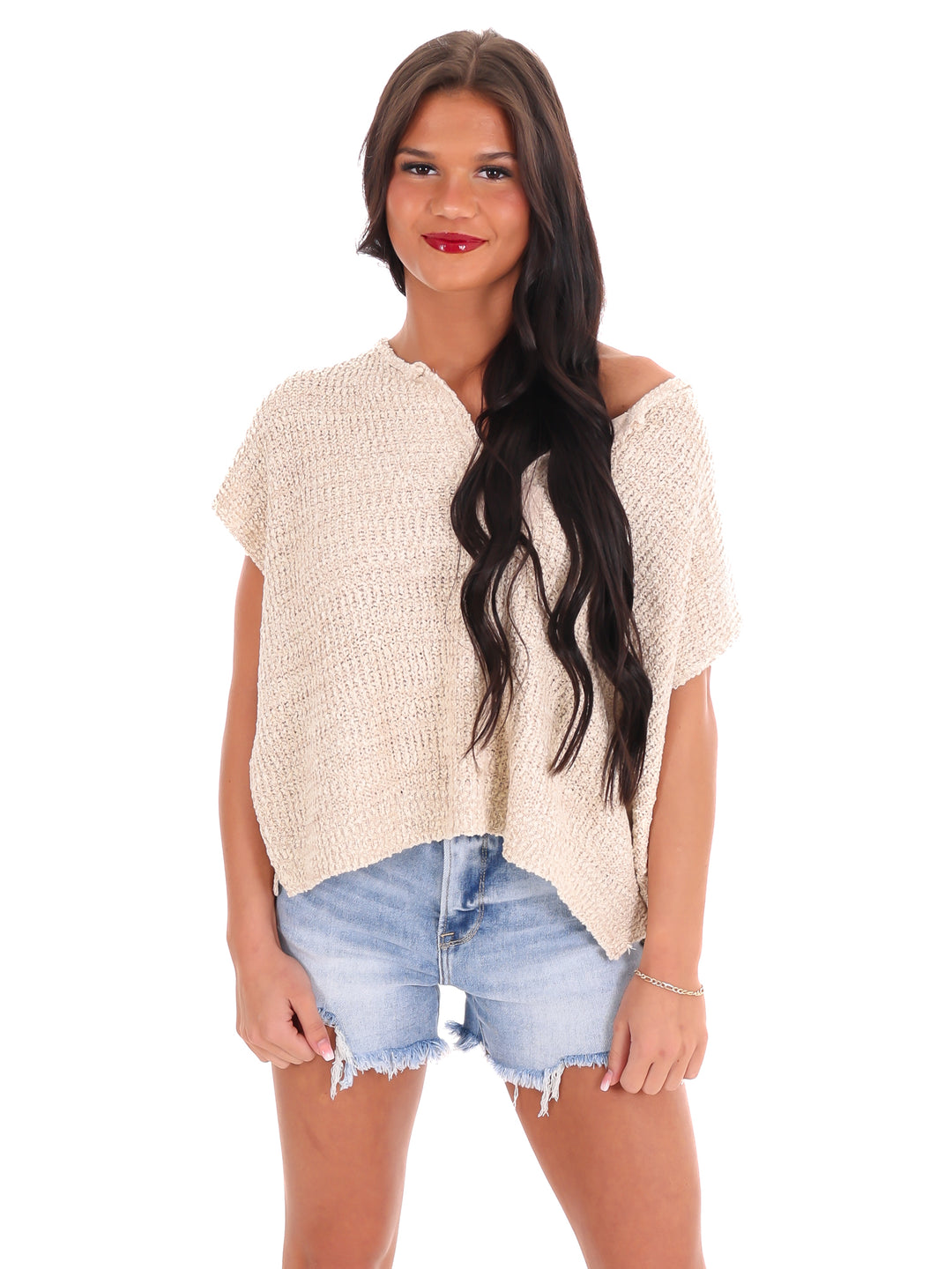 Happiest Moment Sleeveless Sweater