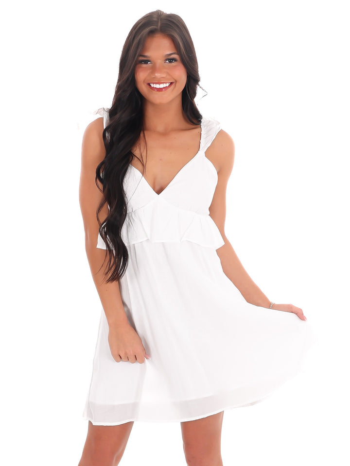 First Met You Ruffle Dress