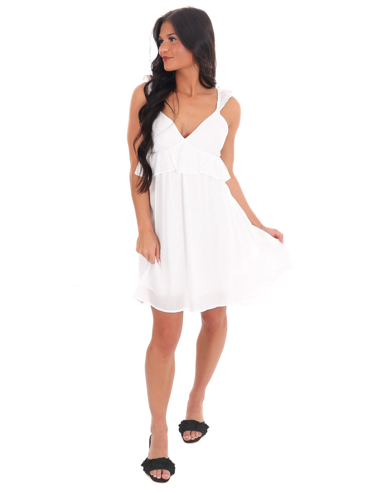 First Met You Ruffle Dress