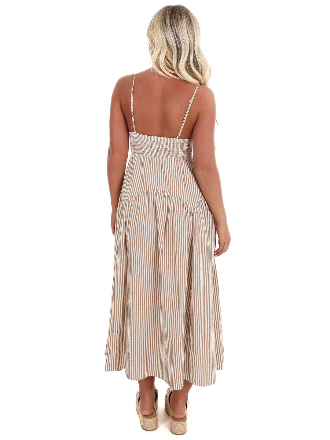 Nothing You Can Do Stripe Maxi Dress