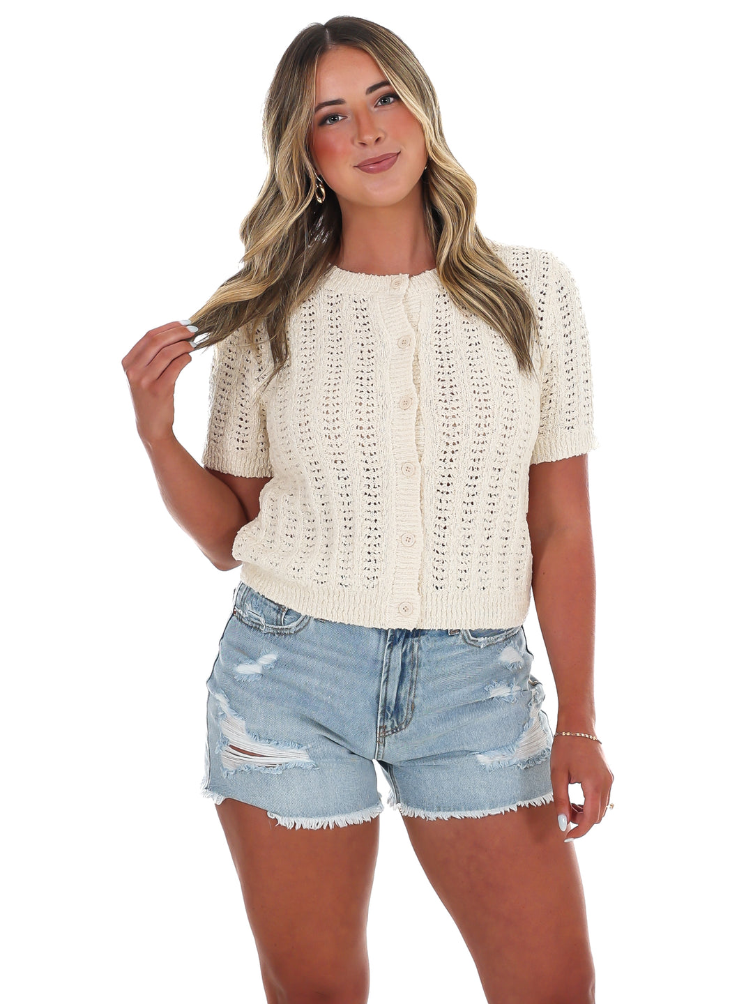 Driftwood Crochet Top