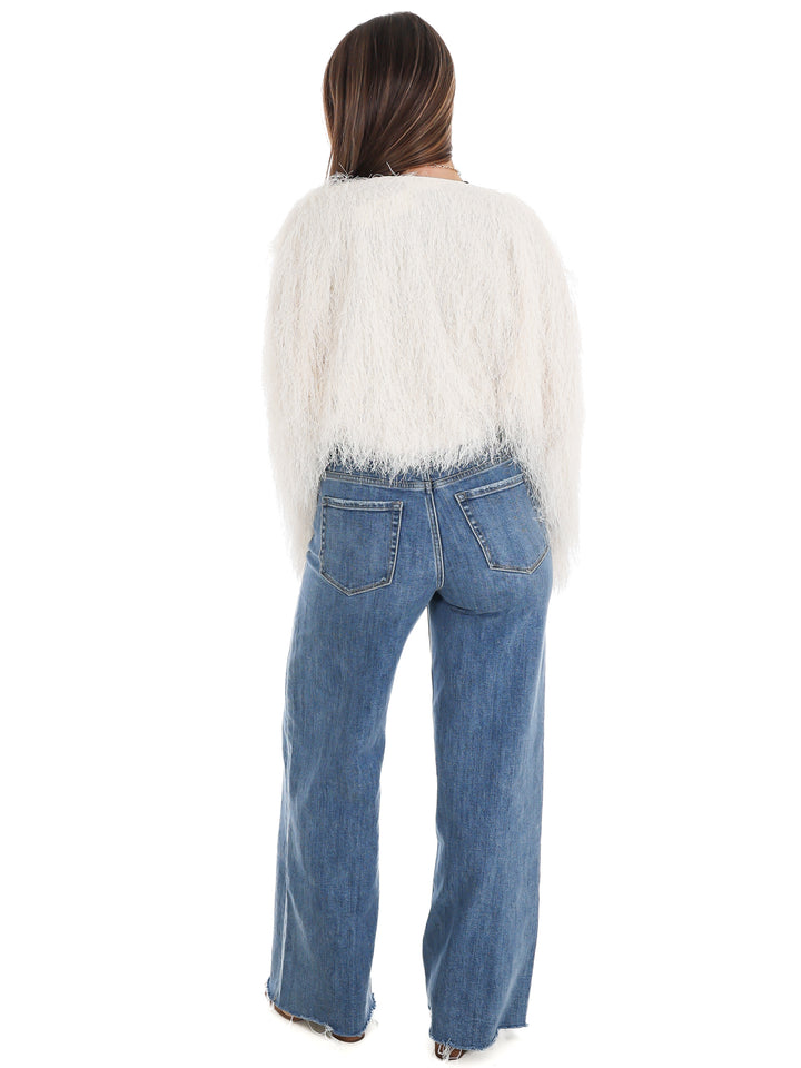 Feather Fringe Bolero