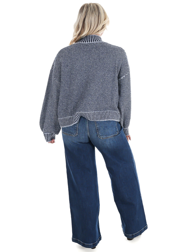 Winter Weekend Mock Neck Sweater