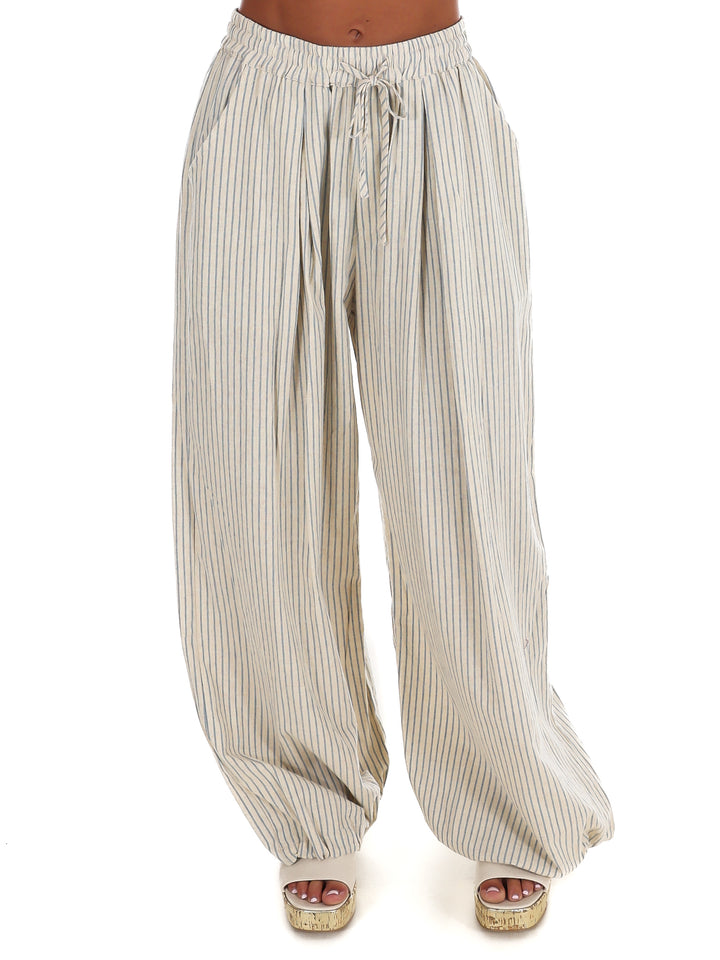 Nantucket Stripe Balloon Pants