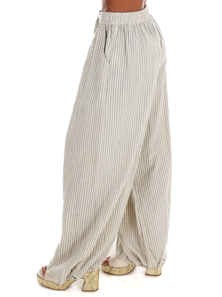 Nantucket Stripe Balloon Pants