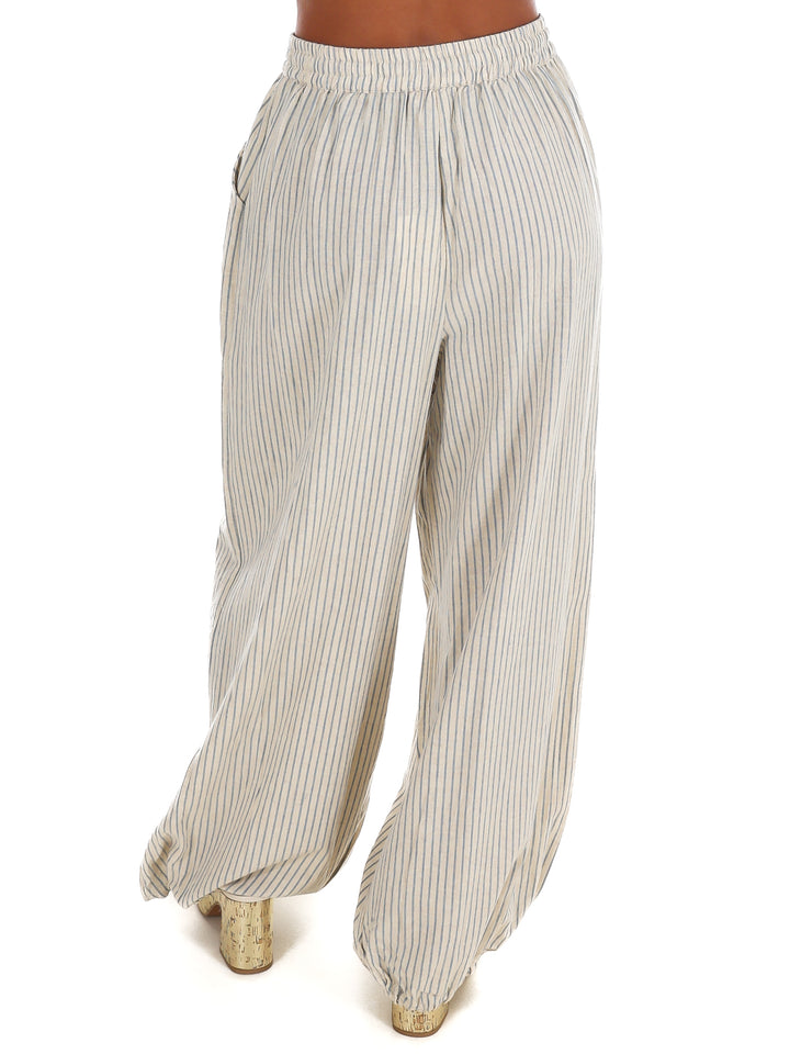 Nantucket Stripe Balloon Pants