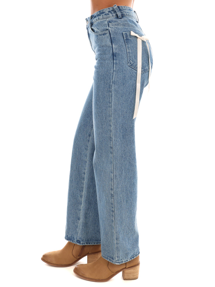 Tied and True Straight Leg Jeans