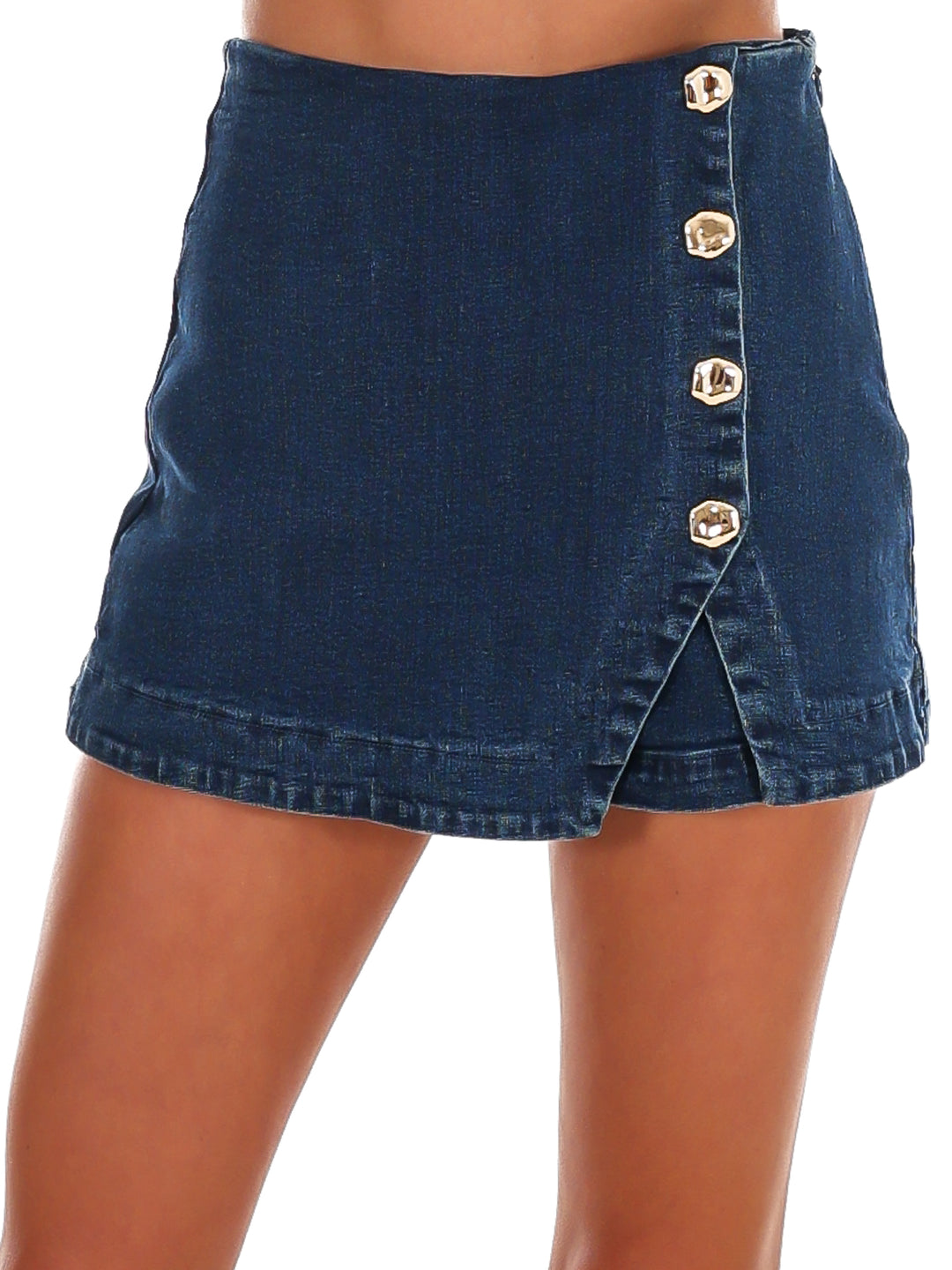 City Limits Denim Skort