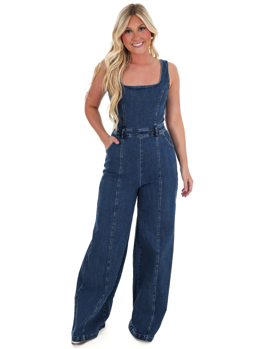 You Matter Denim Jumpsuit