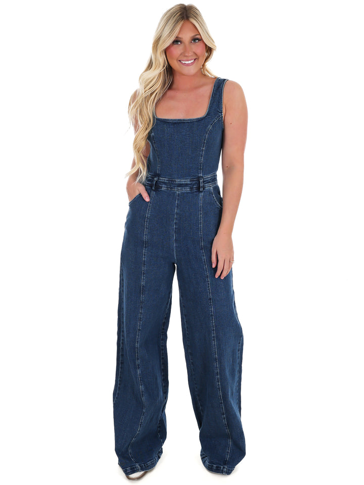 You Matter Denim Jumpsuit