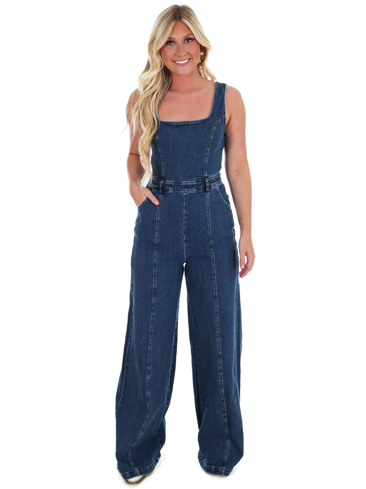 You Matter Denim Jumpsuit