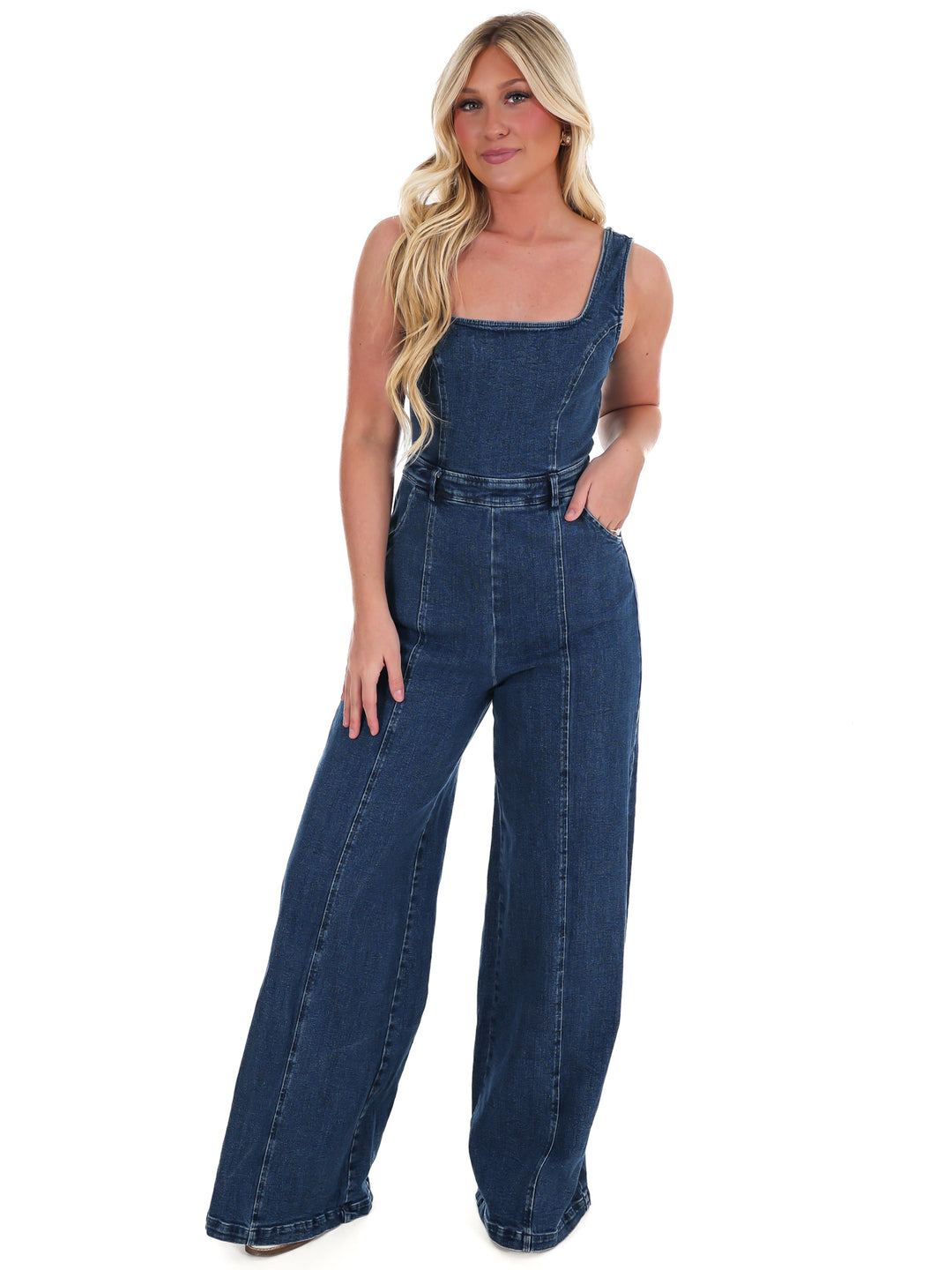 You Matter Denim Jumpsuit