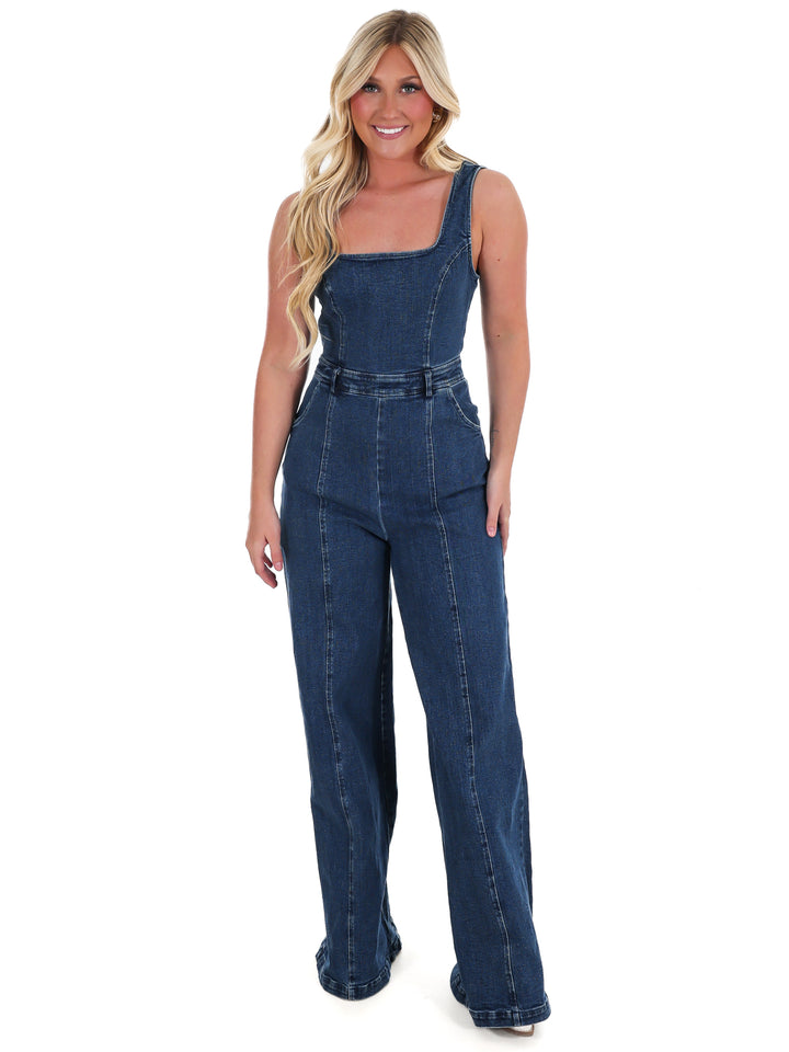 You Matter Denim Jumpsuit