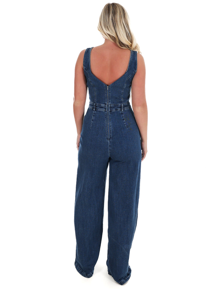 You Matter Denim Jumpsuit
