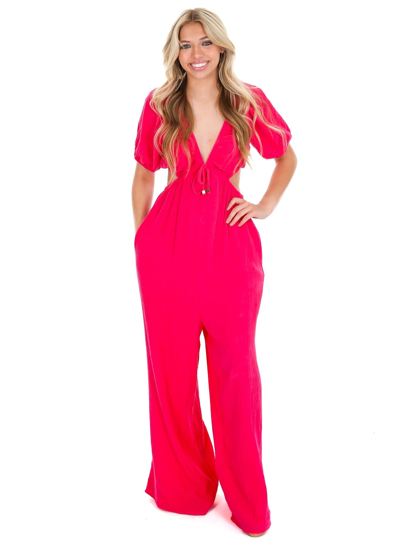Take Your Chance Cut Out Jumpsuit