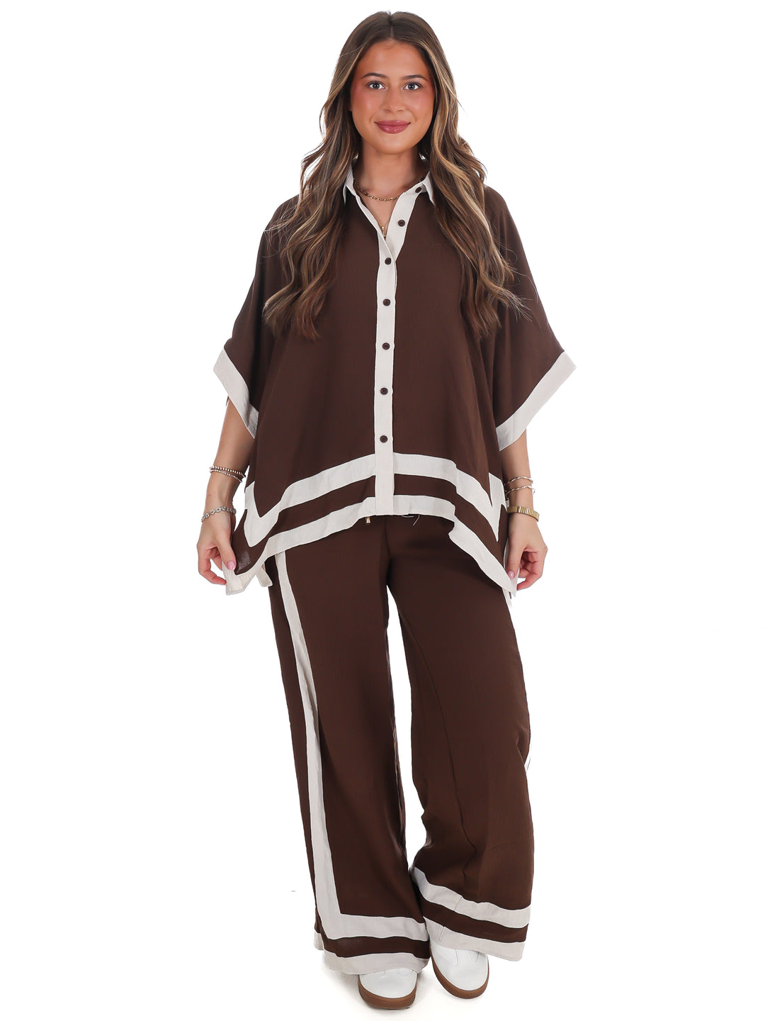 Layer Season Contrast Two Piece Set