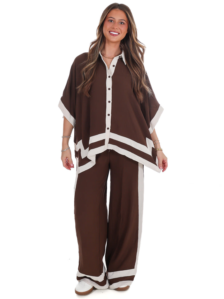 Layer Season Contrast Two Piece Set