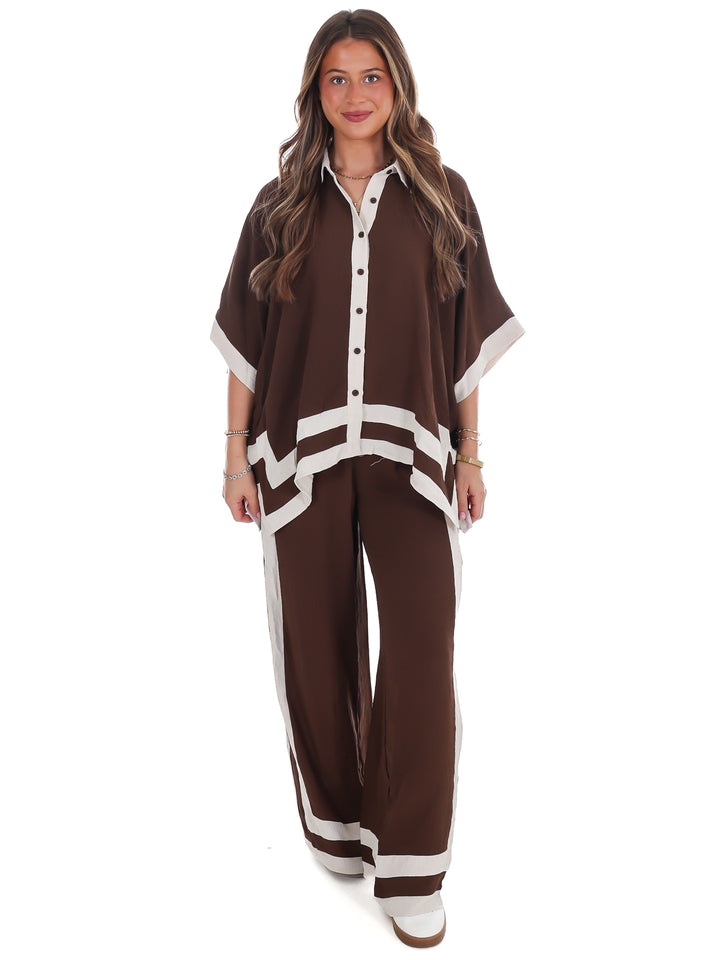 Layer Season Contrast Two Piece Set