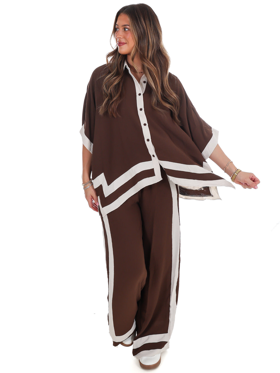 Layer Season Contrast Two Piece Set
