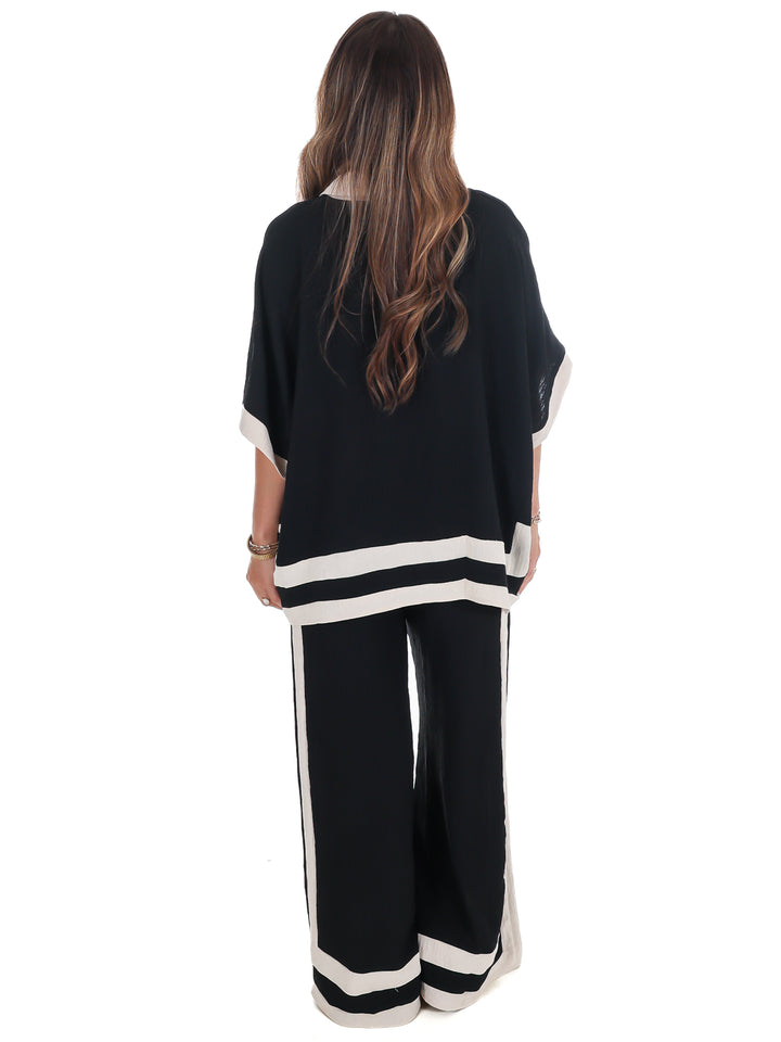 Layer Season Contrast Two Piece Set