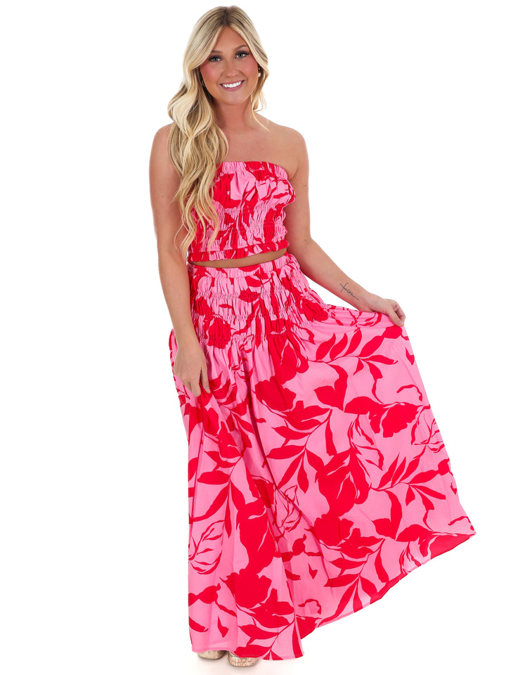 On Island Time Two Piece Skirt Set