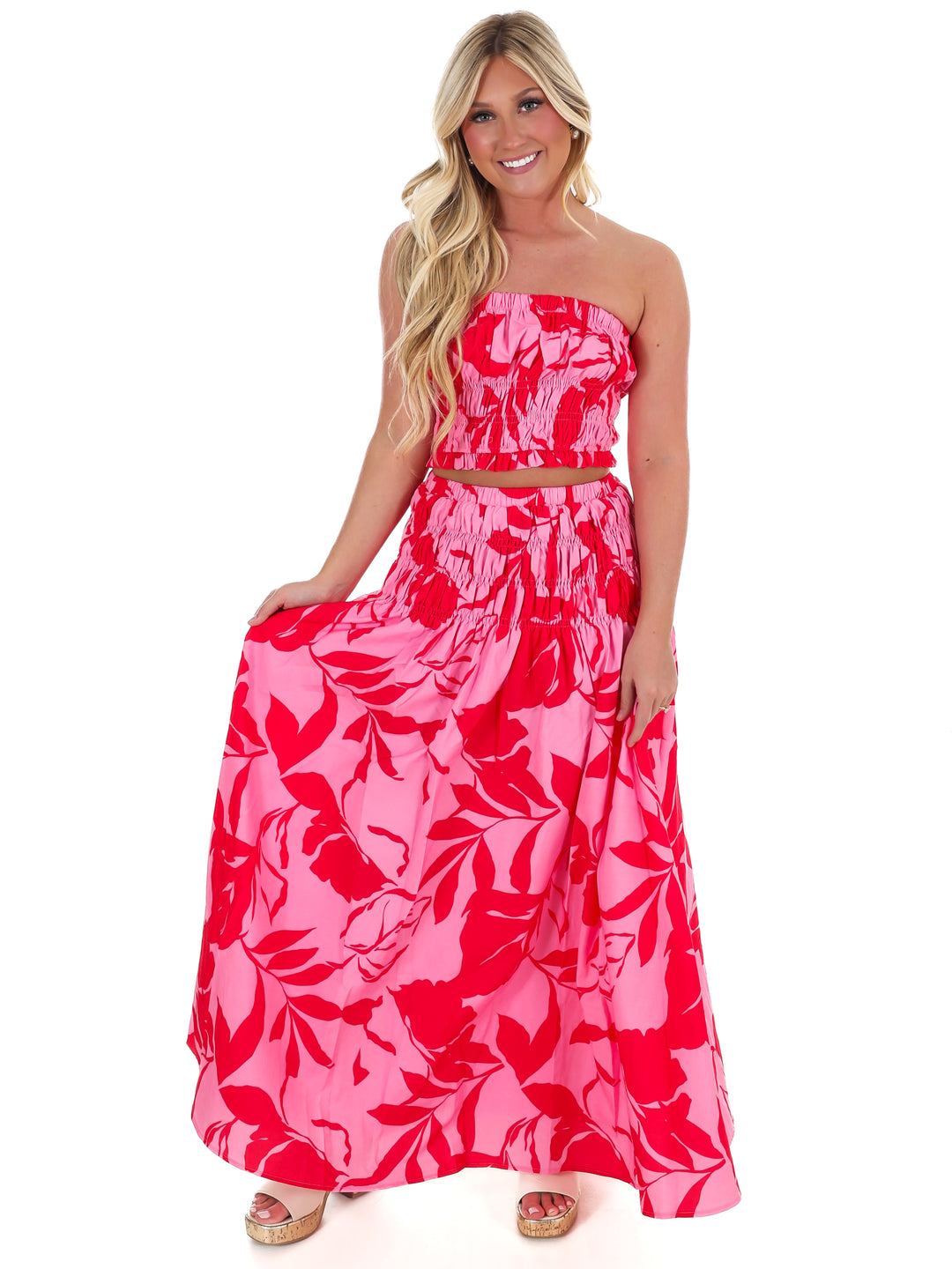 On Island Time Two Piece Skirt Set