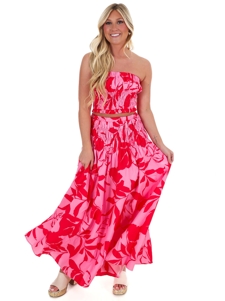 On Island Time Two Piece Skirt Set