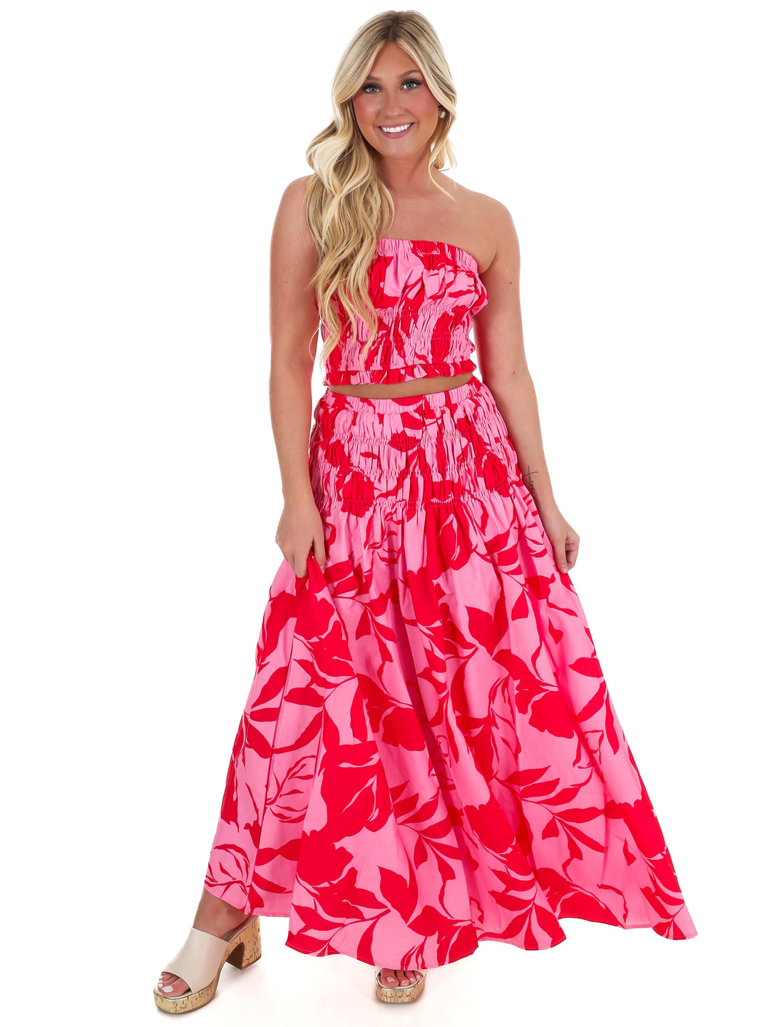 On Island Time Two Piece Skirt Set