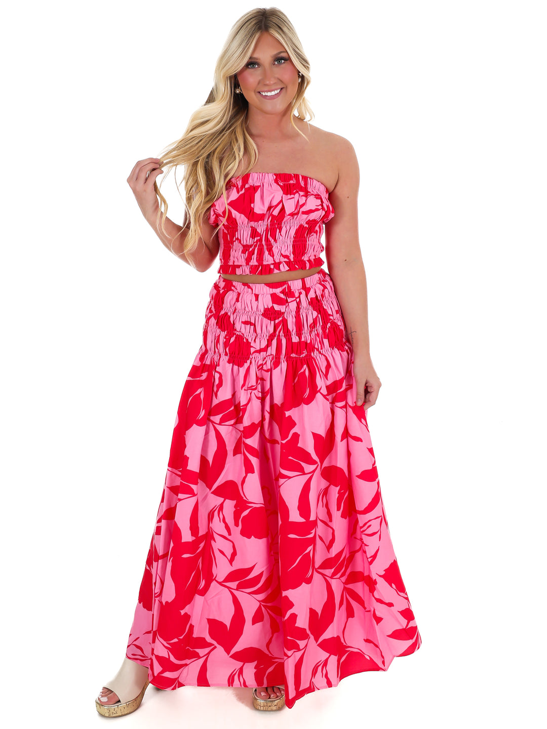 On Island Time Two Piece Skirt Set