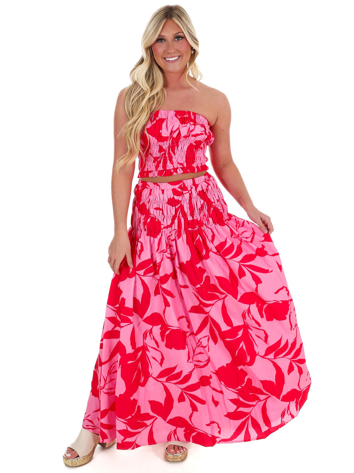 On Island Time Two Piece Skirt Set