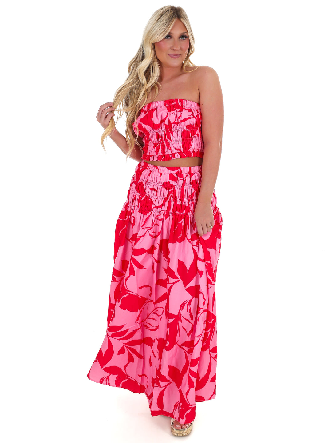 On Island Time Two Piece Skirt Set