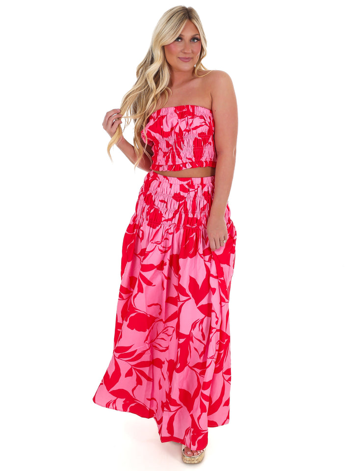 On Island Time Two Piece Skirt Set