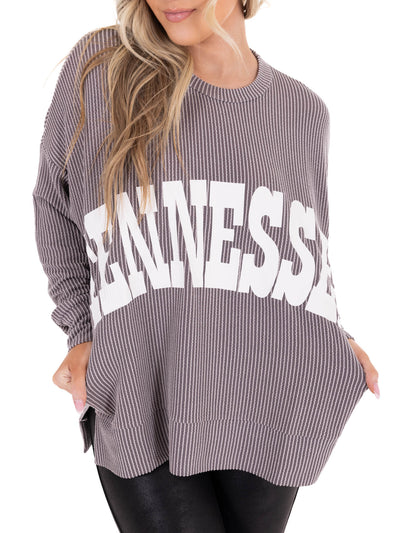 Ribbed Tennessee Pullover