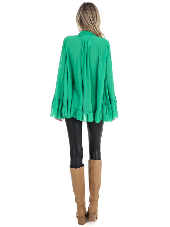 Coming Around Chiffon Top