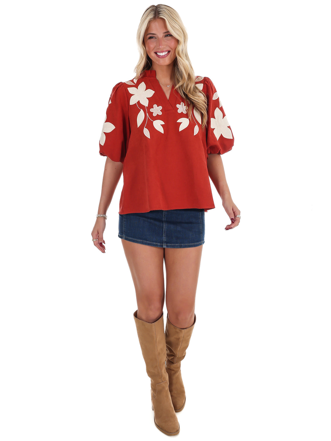 Start Your Journey Suede Top