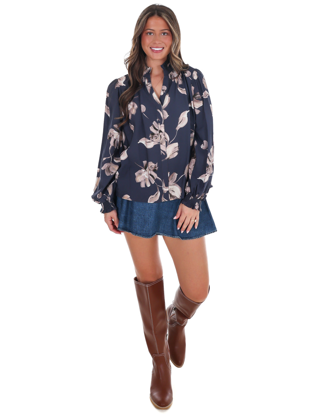 Country Bloom Floral Top