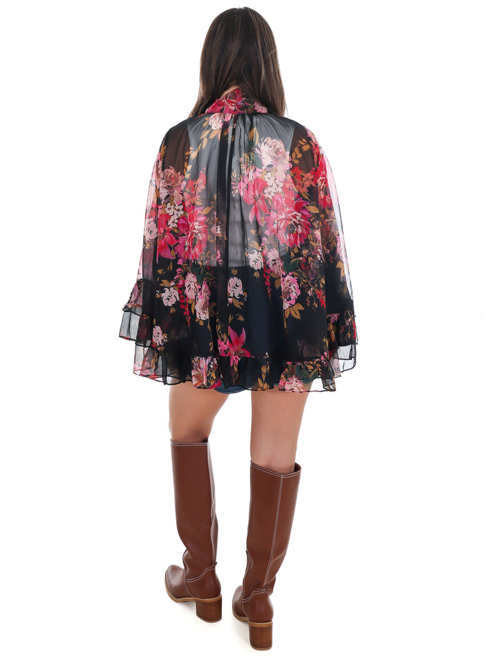 Floral Keepsake Tie Top