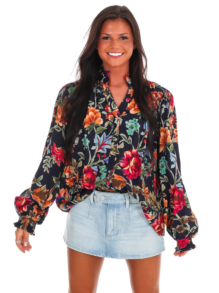 Backroad Beauty Floral Top