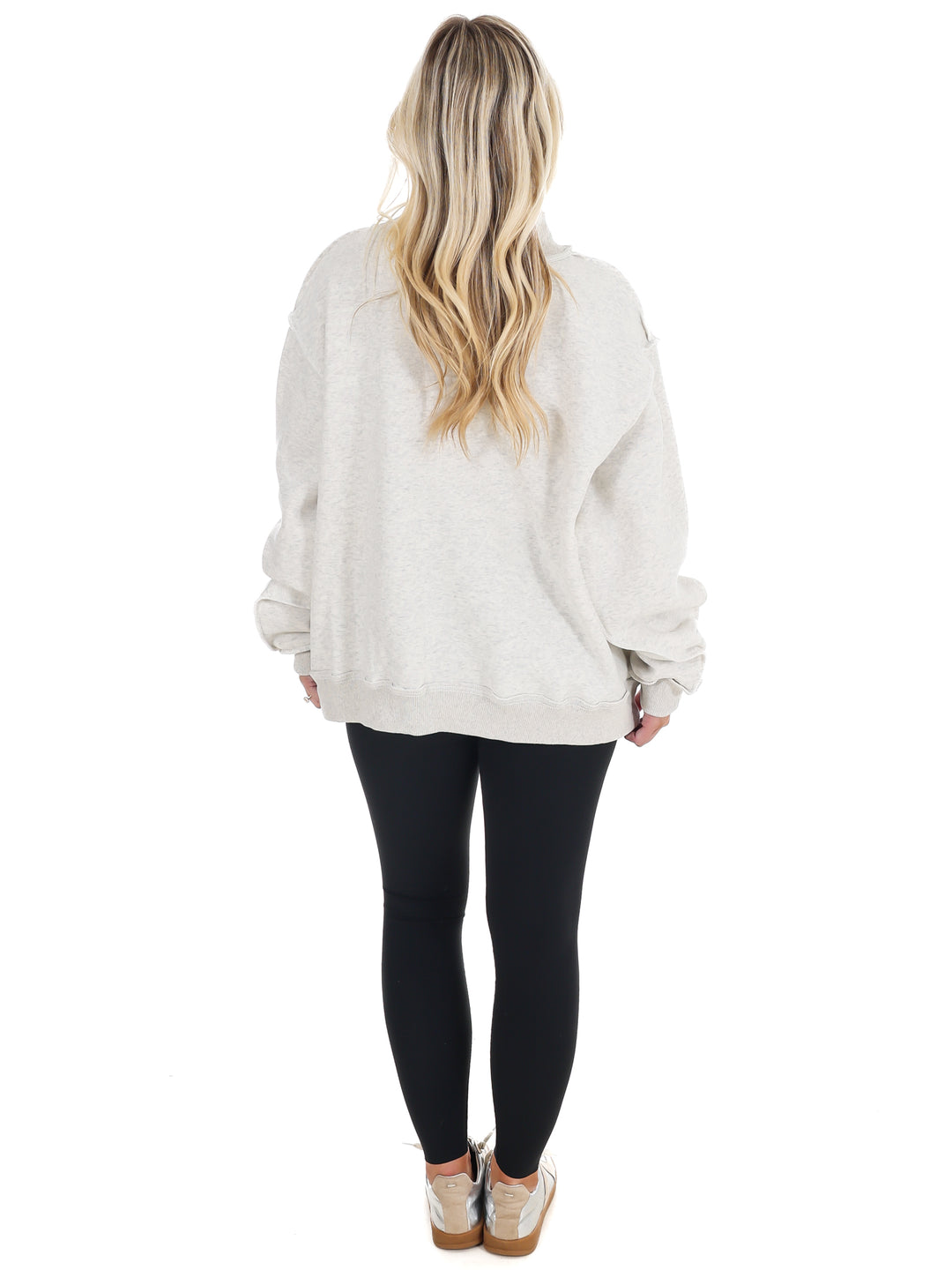 Cross & Jesus Saves Reversible Mock Neck Sweatshirt