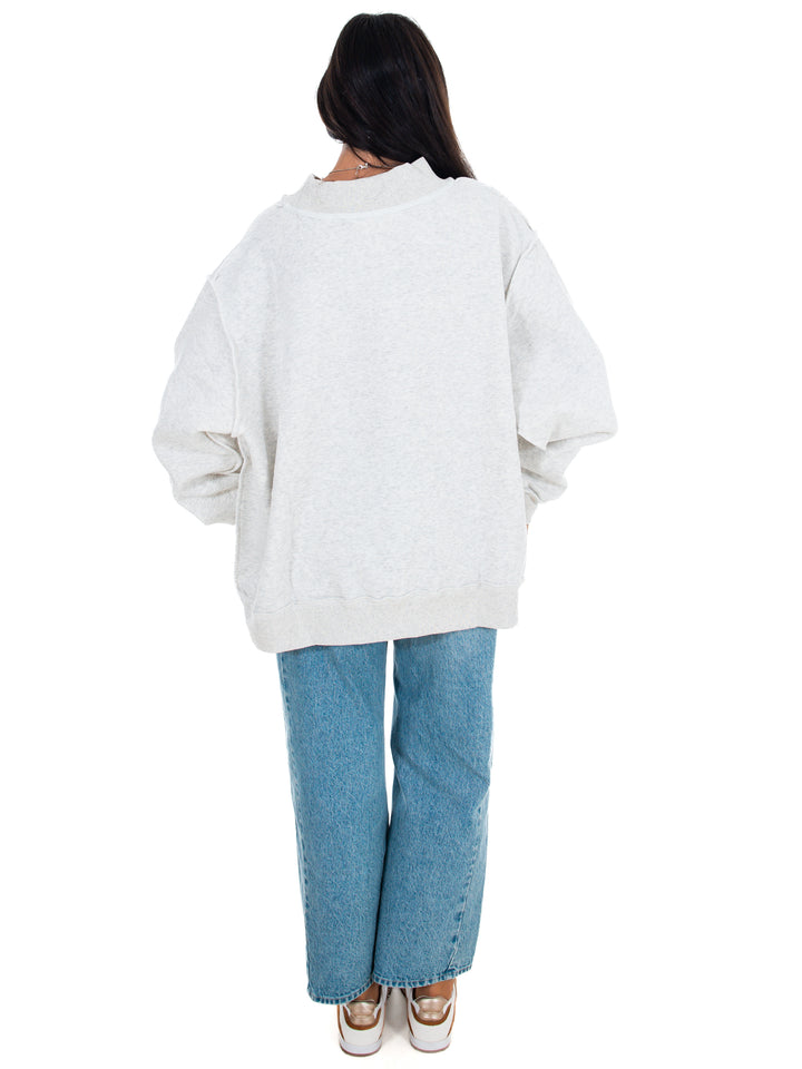 Grinchy &amp; Merry Reversible Mock Neck Pullover