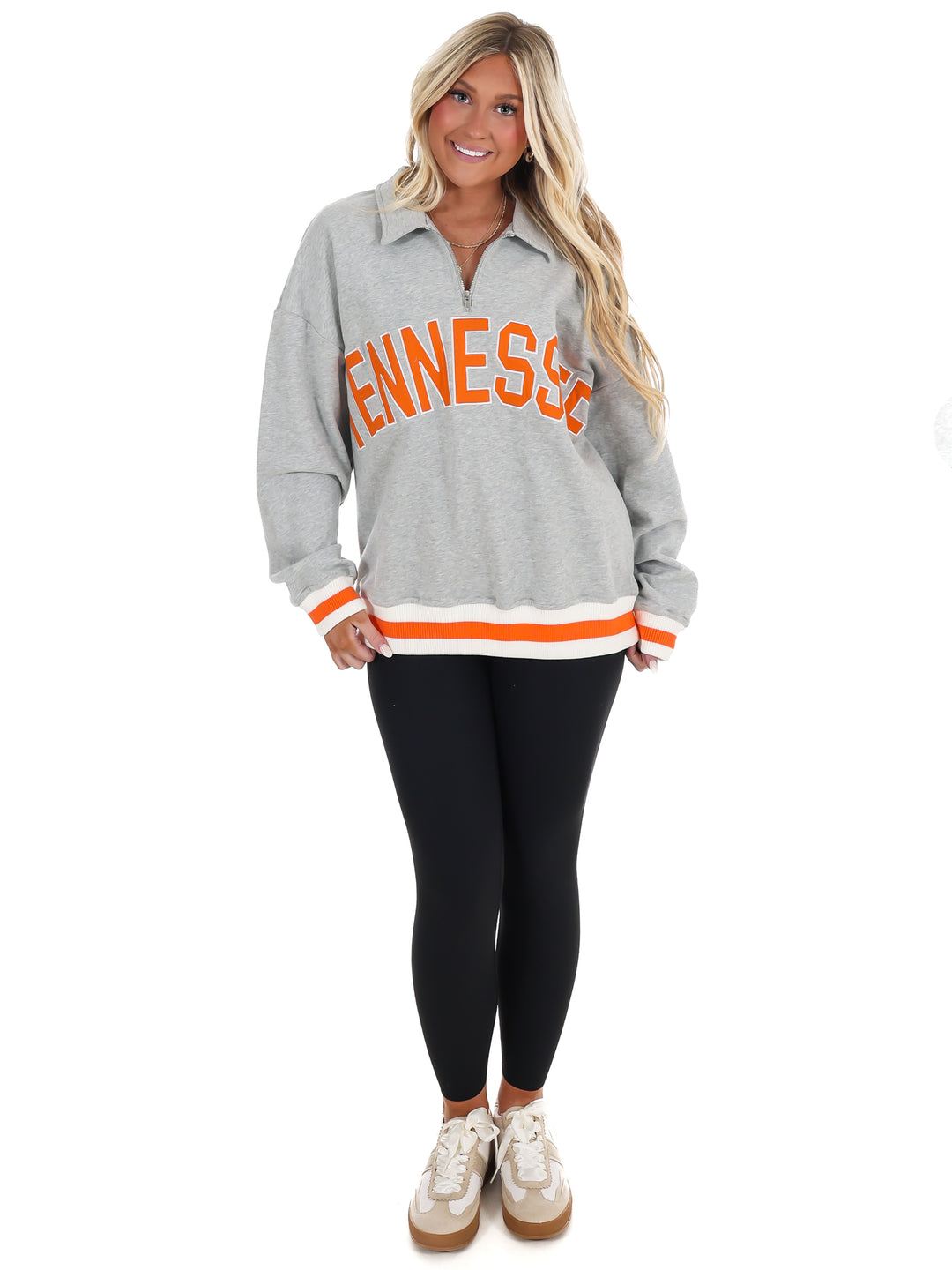 Tennessee Half Zip Collared Pullover